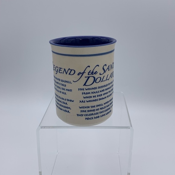 Decorative Legendary Sand Dollar Stoneware  Coffee Mug With Handle - Picture 12 of 12